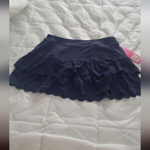 NWT Lilly Pulitzer Miesha Scallop Skirt U , Navy M